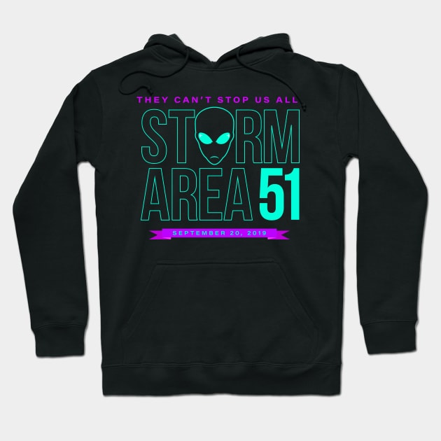 Storm Area 51 Hoodie by Vector Deluxe